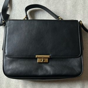 Fossil Vintage Leather Messenger Bag